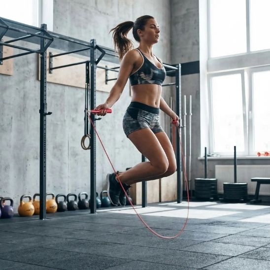 Cordes a Sauter Sport, 3m Réglable Speed Jump Rope, Corde à Sauter pour Enfants, Adultes, Femmes