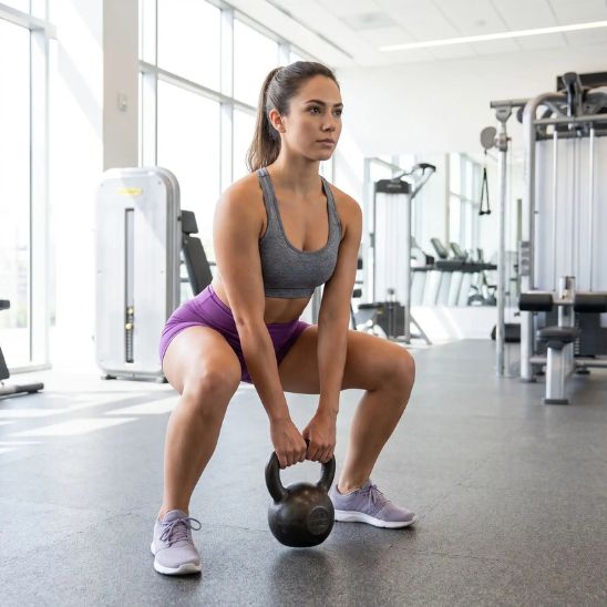 Short fitness femme violet maintien compression - musculation et renforcement