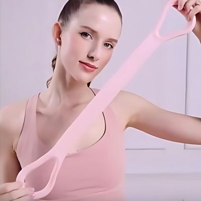 élastique musculation ideal renforcement musculaire femme presente élastique rose