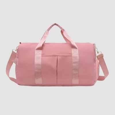 sac sport voyage rose 20-35L avec poches et multi compartiments 