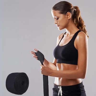 bande de boxe cotton protection optimale entrainement fitness boxe cardio femme protege main poignet