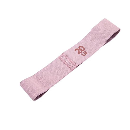 bande elastique fitness bande de resistance 20 lb rose