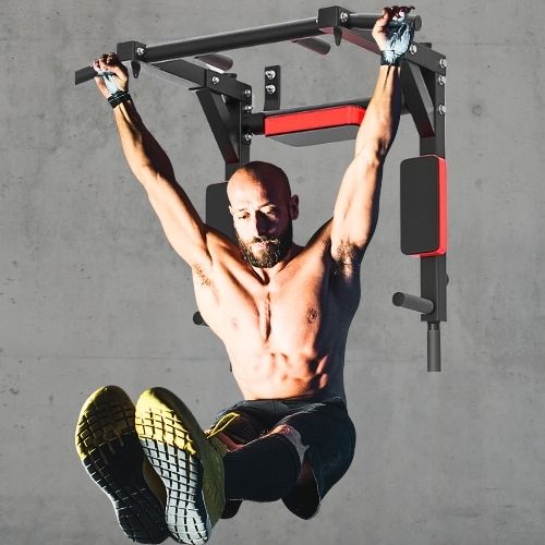 barre traction homme muscle fait taction assise