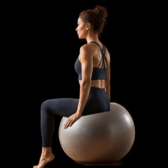 Brassière sport femme noir - coupe ajustée effet seconde peau - yoga et pilates