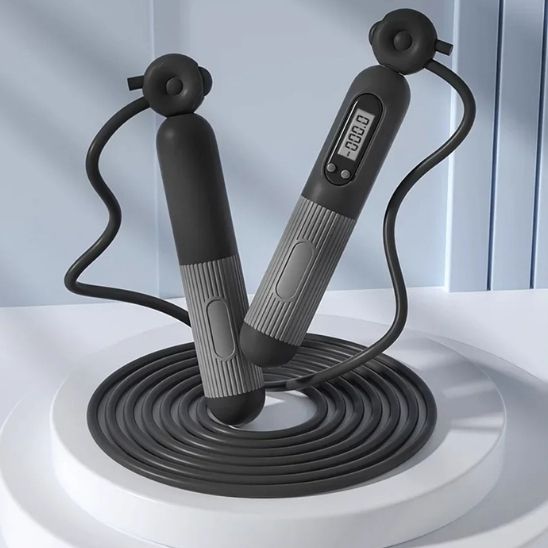 corde a sauter avec compteur noir