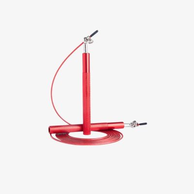 corde a sauter crossfit de vitesse legere reglable Rouge
