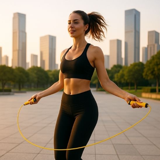 corde a sauter crossfit femme performe WOD 