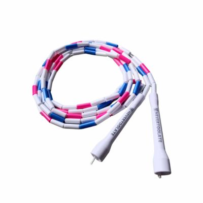 corde a sauter perle blanc rose bleu fitness cardio aeroboxe perte poids loisirs