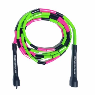 corde a sauter perle noir vert rose fitness cardio aeroboxe perte poids loisirs