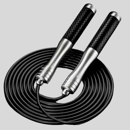 corde a sauter pro fitness argent noir