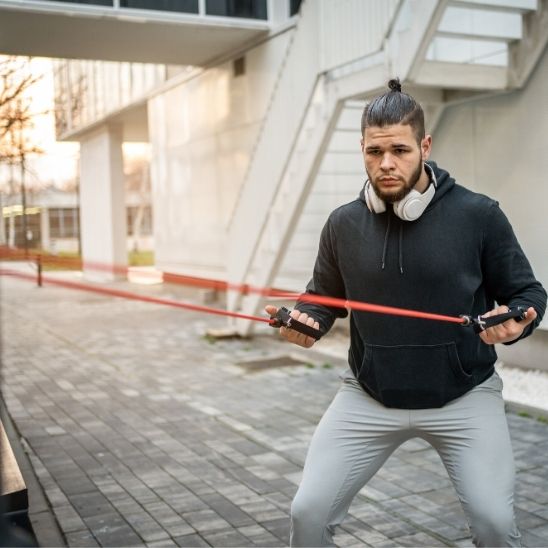 elastique de musculation kit 11 picèes entrainement extérieur homme 