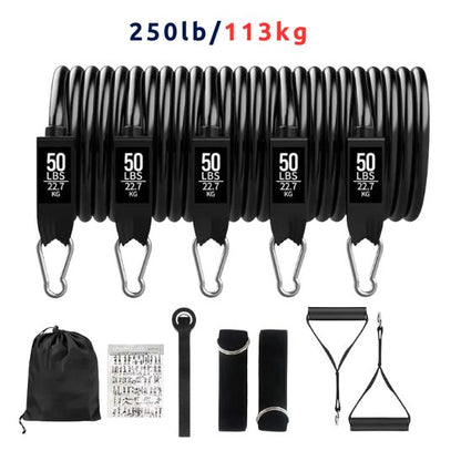 elastique sport bande de resistance 113 kg