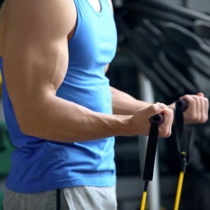 élastique sport musculation bras homme entrainement