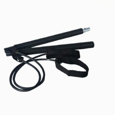 elastique musculation barre de fitness portable noir