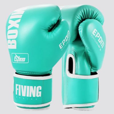 gants boxe vert pour entrainement sac de frappe fitness boxing et cardio boxing