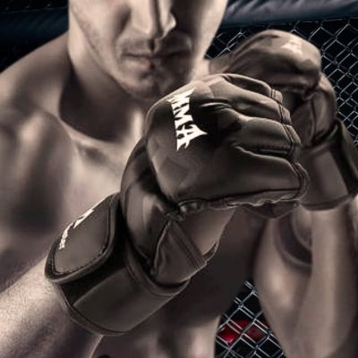 Gants MMA homme point en avant 