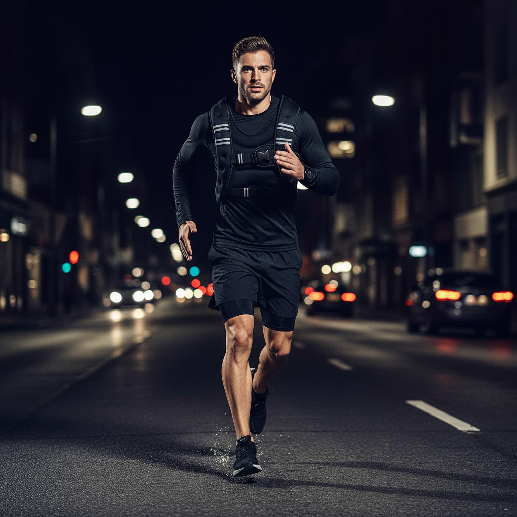 gilet leste 10KG ajustable Homme running nuit 
