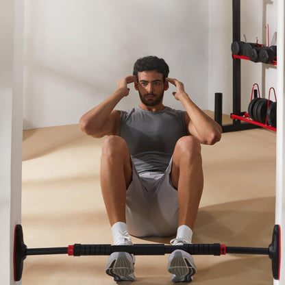  barre traction fixee en bas encadrement porte fait serie abdo