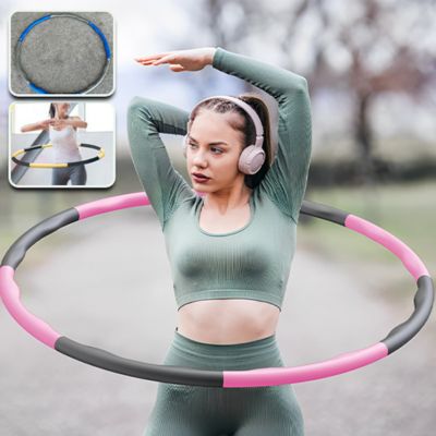 hula hoop fitness detachable transportable femme entrainement exterieur