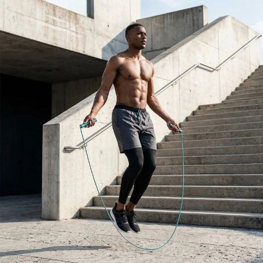 la corde à sauter professionnelle homme entrainement intensif extérieur 