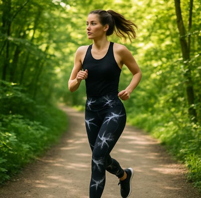 legging femme sport taille haute confortable pour running femme course à pied work out 