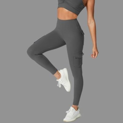 Legging femme stretch multipoche de fitness| Mila™ - Fitness à loisir