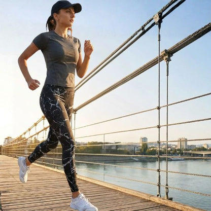 legging fitness femme taille haute avec poche pour téléphone pratique pendnant running 