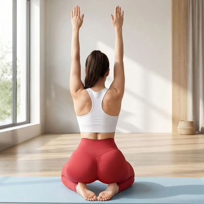 Legging push up haute taille femme exercices de yoga 