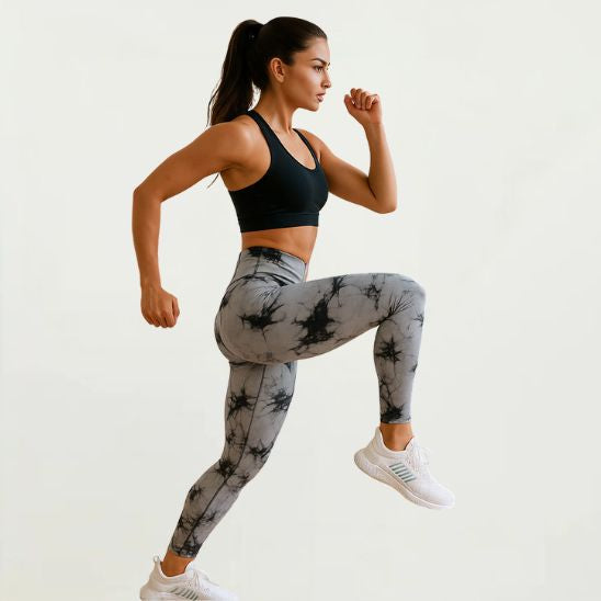 legging sport femme haute compression taille haute parfait pour l'entrainement