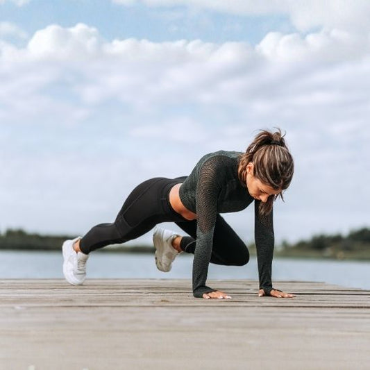 legging sport femme taille haute gainant pour entrainement fitness running 