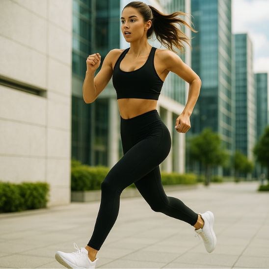 legging sport femme taille haute gainant pour entrainement fitness running 
