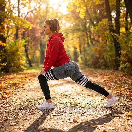 legging taille haute push up femme  en préparation running