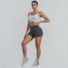 Shorty femme sport taille haute effet gainant Short de sport 
