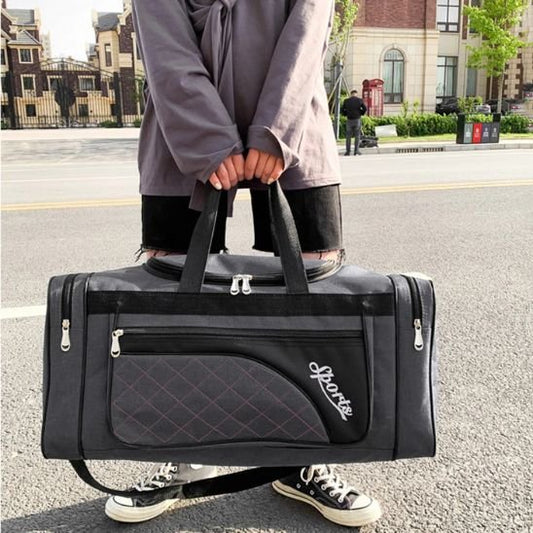 sac de sport homme polyvalent gris grande capacité