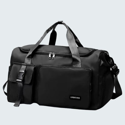 Sac sport femme noir résistant polyvalent voyage