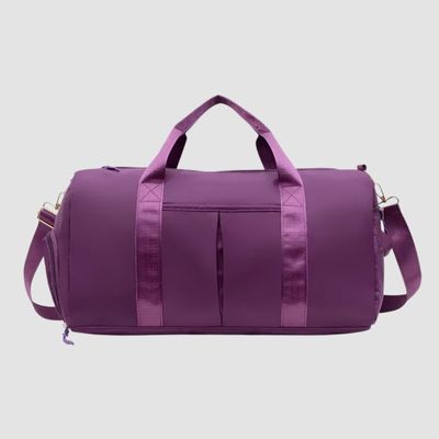sac sport voyage violet 20-35L avec multiple compartiments 
