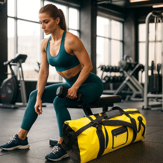 sacs de sport grande capacite femme musculation avec halteres