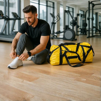 sacs de sport impermeables PVC 120L homme entrainement musculation