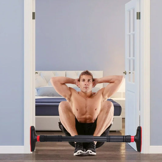 barre tractio flexible sportif assis sol fait abdos 