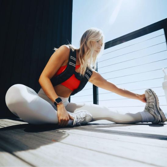 Veste lestée femme stretching et récupération - fitness 3 kg