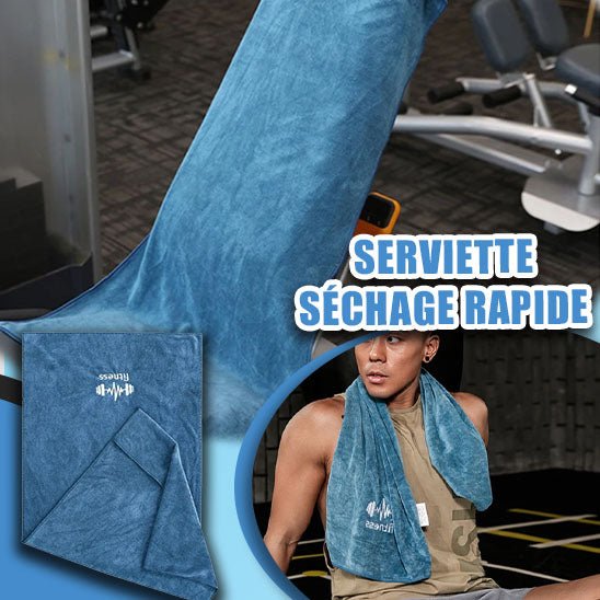 Serviette de sport ultra absorbante - Fitness à loisir