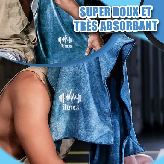 Serviette de sport ultra absorbante - Fitness à loisir